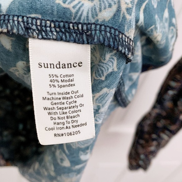 Sundance Winding Florals Turtleneck Top - Picture 7 of 8